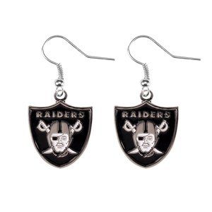 Las Vegas Raiders J Hook Logo Earrings